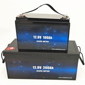 Deep Cycle LiFePO4 Solar Battery 12V 100Ah / 200Ah Golf Cart Litium Ion Battery