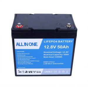 12,8V 50Ah oppladbart litiumionbatteri Lifepo4-batteri litiumionbatteri