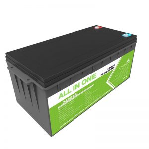 Oppladbart reservekraft med lang levetid 12.8v 200ah LiFePO4 batteri for golfbil