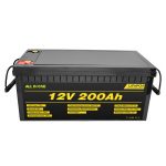Tilpassbar elbil 12V Lifepo4 batteri 12.8v 200ah med 2000 livssyklus livepo4 batteri