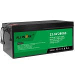 12,8V 280Ah LiFePO4 batteripakke erstatning for blysyre 12V 280Ah