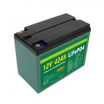 Vedlikehold tilpasset Solar 12v 40ah 42ah Lifepo4 Cell Lifepo4 batteripakke med BMS