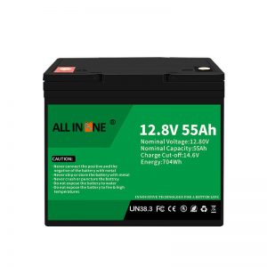 LiFePO4 batterier erstatning for blybatteri 12V 55Ah