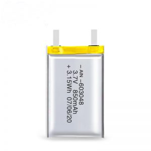 LiPO oppladbart batteri 603048 3,7 V 850 mAh / 3,7 V 1700 mAH / 7,4 V 850 mAH
