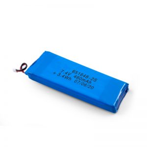 LiPO oppladbart batteri 651648 3,7 V 460 mAh / 3,7 V 920 mAH / 7,4 V 460 mAH