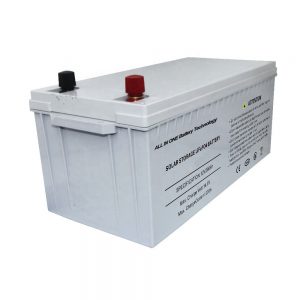 ALL IN ONE LiFePO4 12v 200ah batteripakke Lipo litiumbatterier for solcelleforsyning