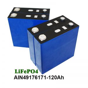 LiFePO4 Prismatic Battery 3.2V 120AH for motorsykkel UPS for solsystem