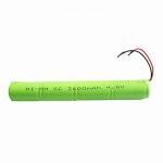 NiMH oppladbart batteri SC 3600mAH 4.8V