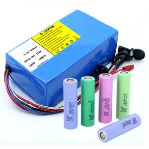 Litiumbatteri 18650 48V 12AH 48V 500W el-sykkelbatteri med BMS